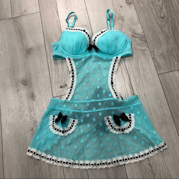 Victoria's Secret Other - NWOT VS Babydoll Sexy Little Things Maid Lingerie